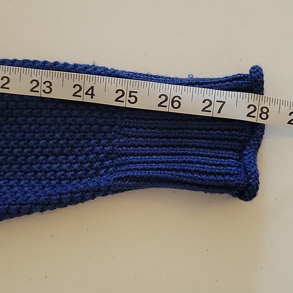 NWT Jessica Simpson Blue Knit Sweater | Large - Picture 9 of 12